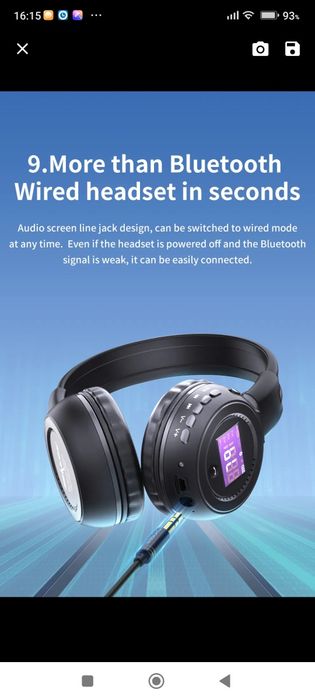 Headphones bluetooth