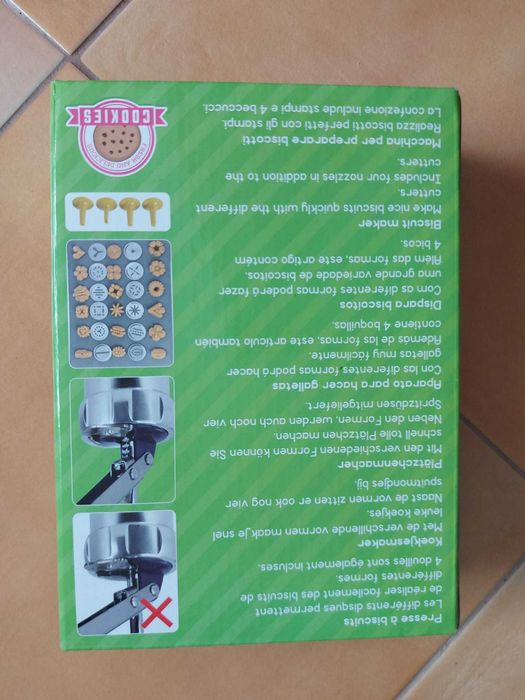 Utensílio cozinha para moldar bolachas e biscoitos - NOVO