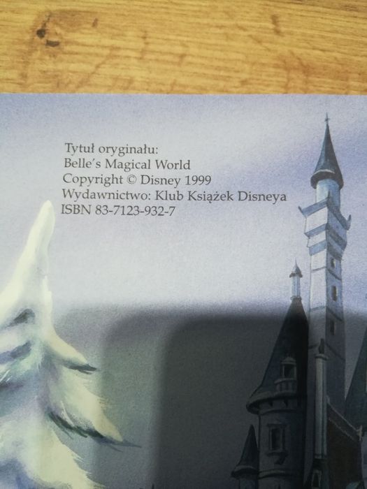 Klub książek Disneya Złamane skrzydełko Piękna i Bestia 1999