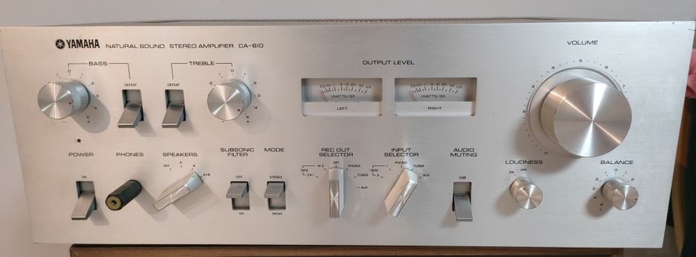 Wzmacniacz Yamaha CA 610 plus kolumny