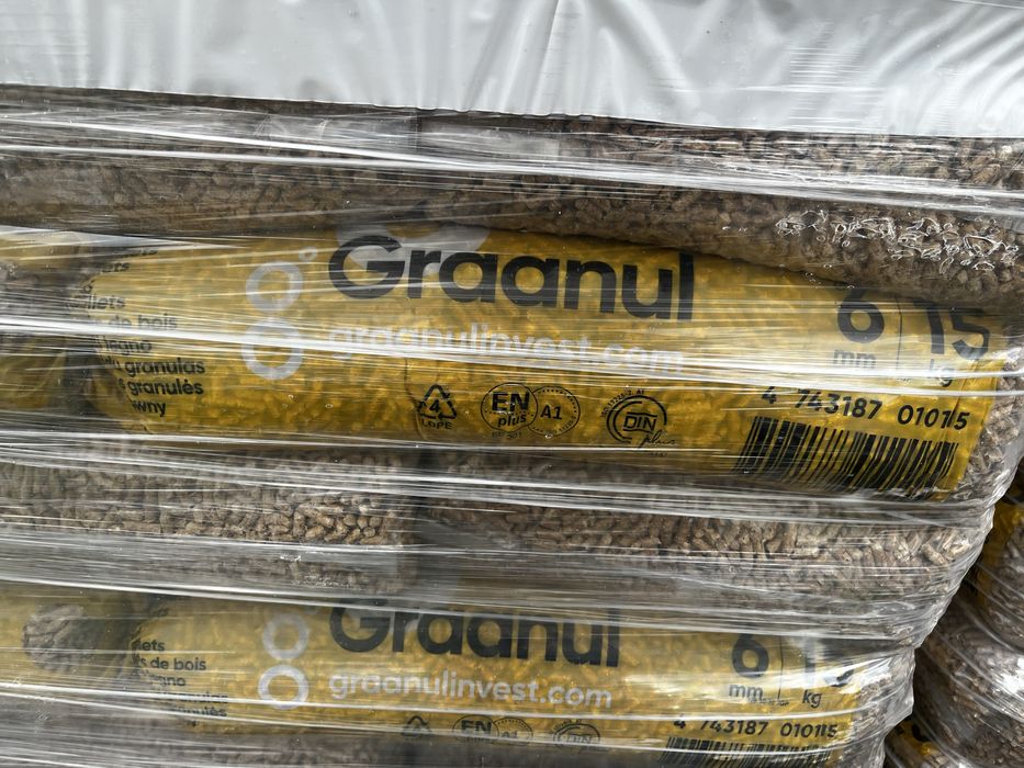 Pellet GRAANUL  certyfikowany wysokiej jakosci.
