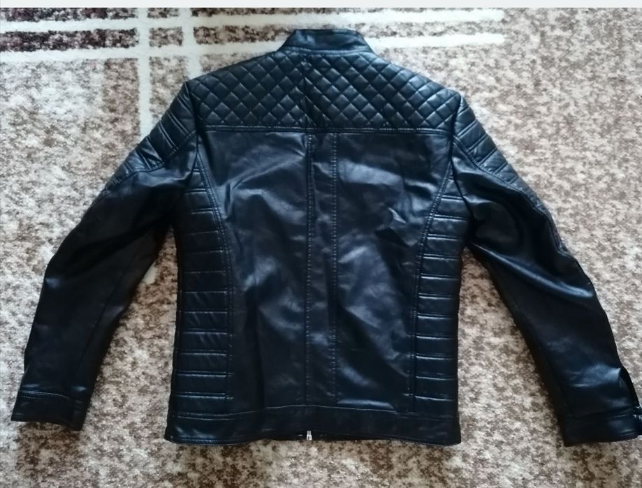 Kurtka męska bomber ekoskóra J.Style rozmiar L
