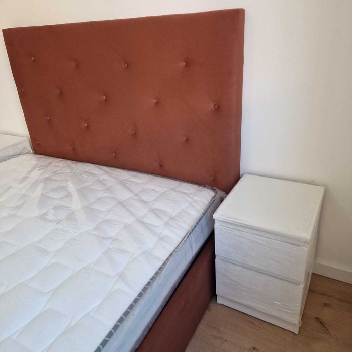 Camas de Casal Estofadas de Luxo 199€ Disp. em Várias Cores! 190x140m!