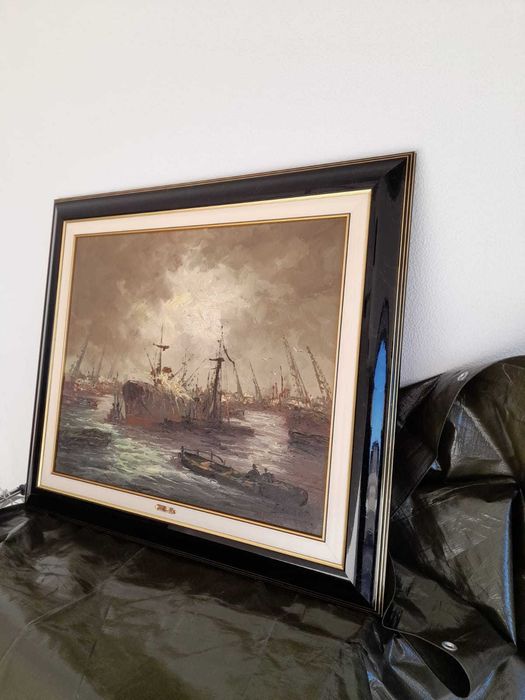 quadro de pintura a óleo pintor eskada