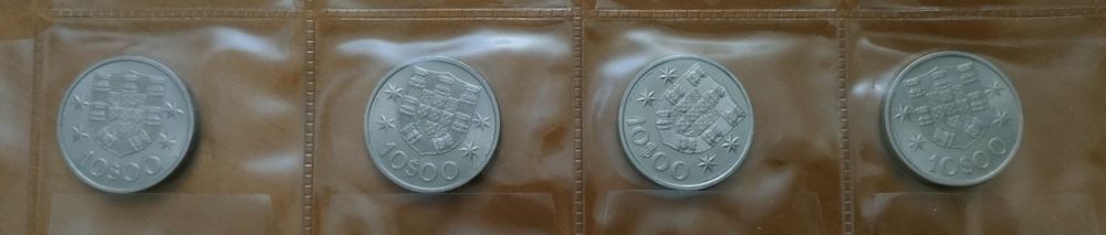 Moedas escudos 10$00 / 25$00