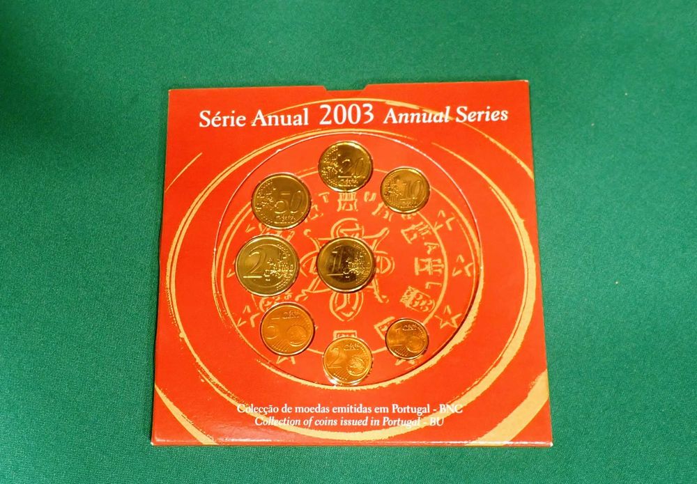 Moedas Euro Série Anual INCM 2003 Proof