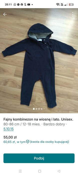 Kombinezon całoroczny