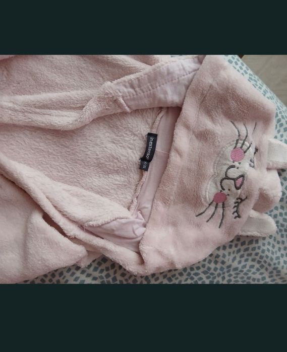 Robe para bebe rosa