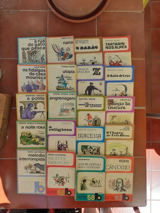 Livros de Bolso Europa-América e Livros RTP e outros