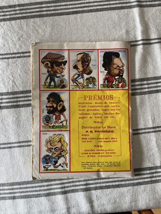 Cadernetas 80/81 Cromos Antigas