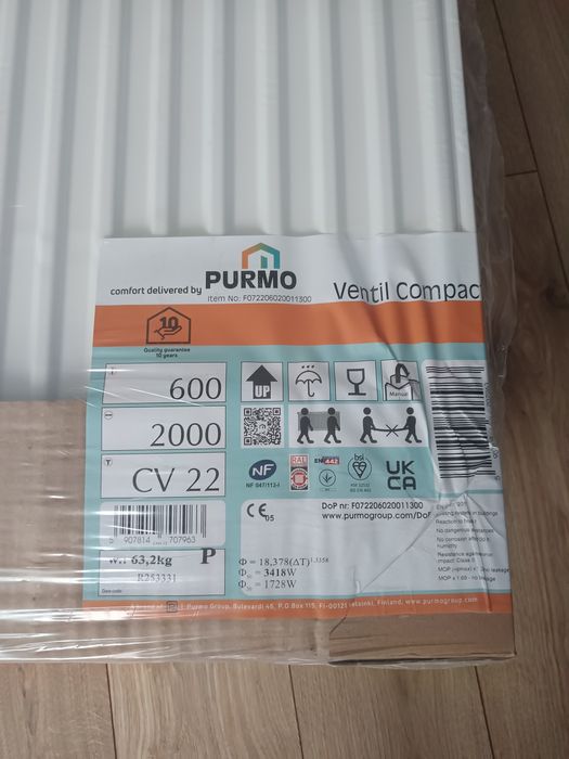 Grzejnik Purmo Nowy CV22 200cm