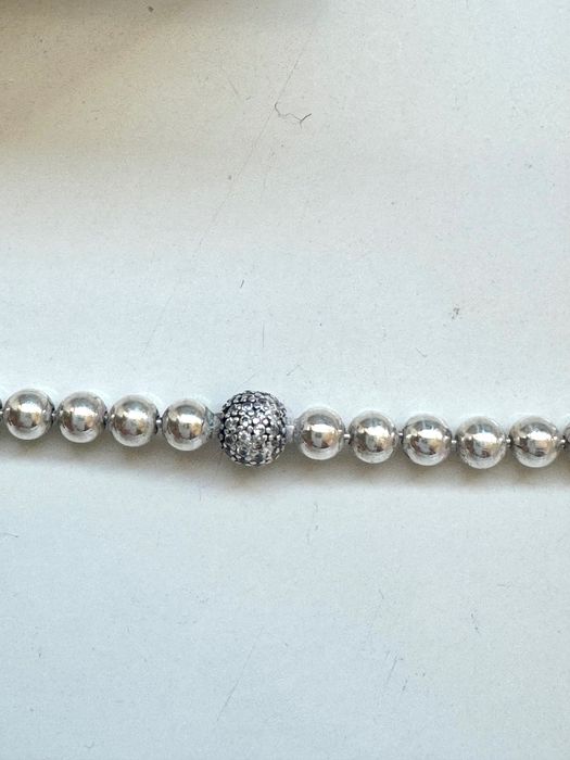 Pulseira de prata Pandora Beads & Pauvé