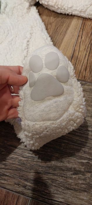 Pajacyk biała niemowlęcy 62 68 kombinezon misiek baranek primark baby