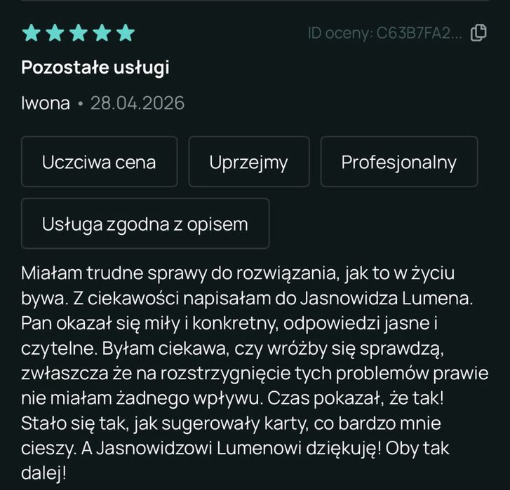 Wróżka Jasnowidz - Miłość, Przyszłość - Wróżbita Tarot