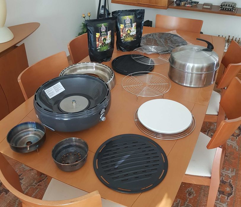 Vendo Grelhador domestico BBQ2GO (Com todos os acessórios)