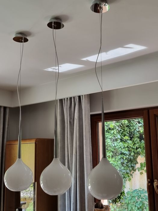Lampa Zuma line wisząca szklana