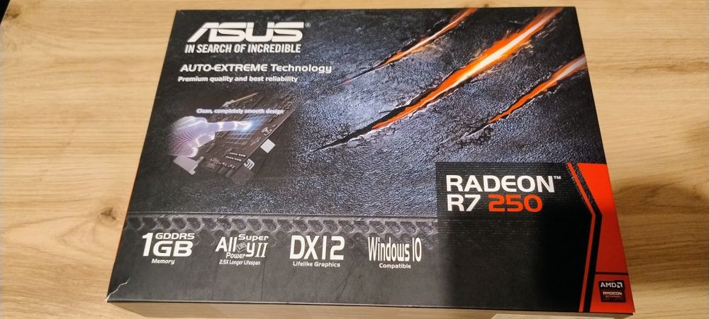 nVidia GeForce ASUS Radeon R7 250 1GB