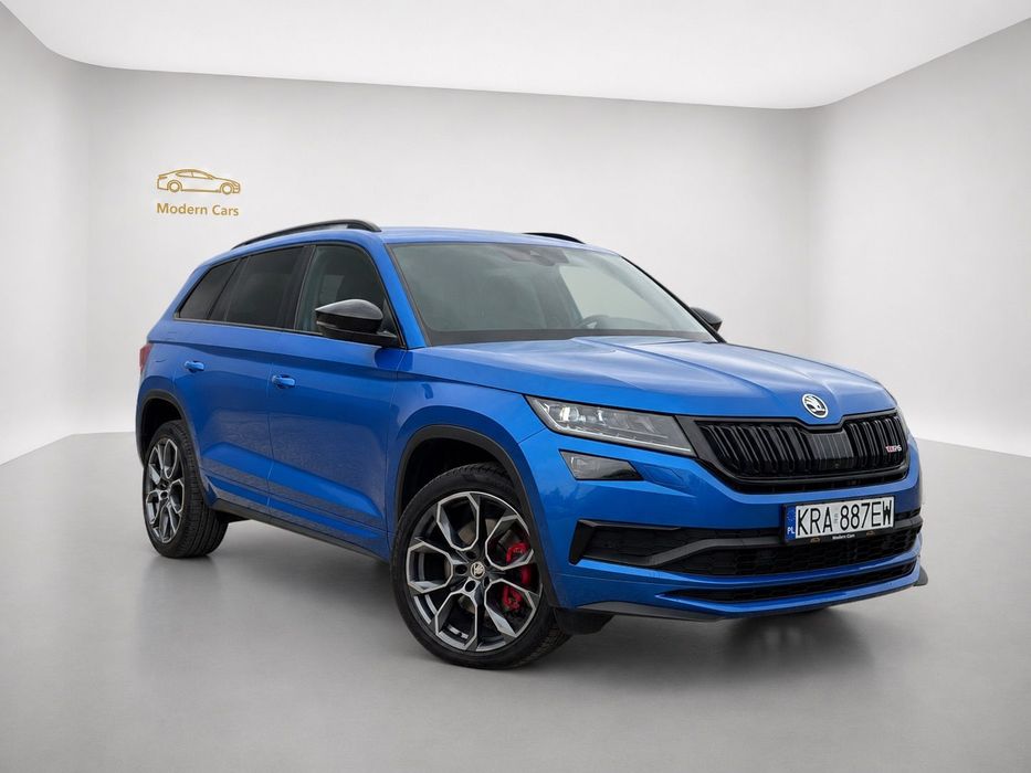 Skoda Kodiaq FV23%/7 os!/RS 240km/ACC/DCC/Webasto/Panorama/Hak/Bezwypadkowy