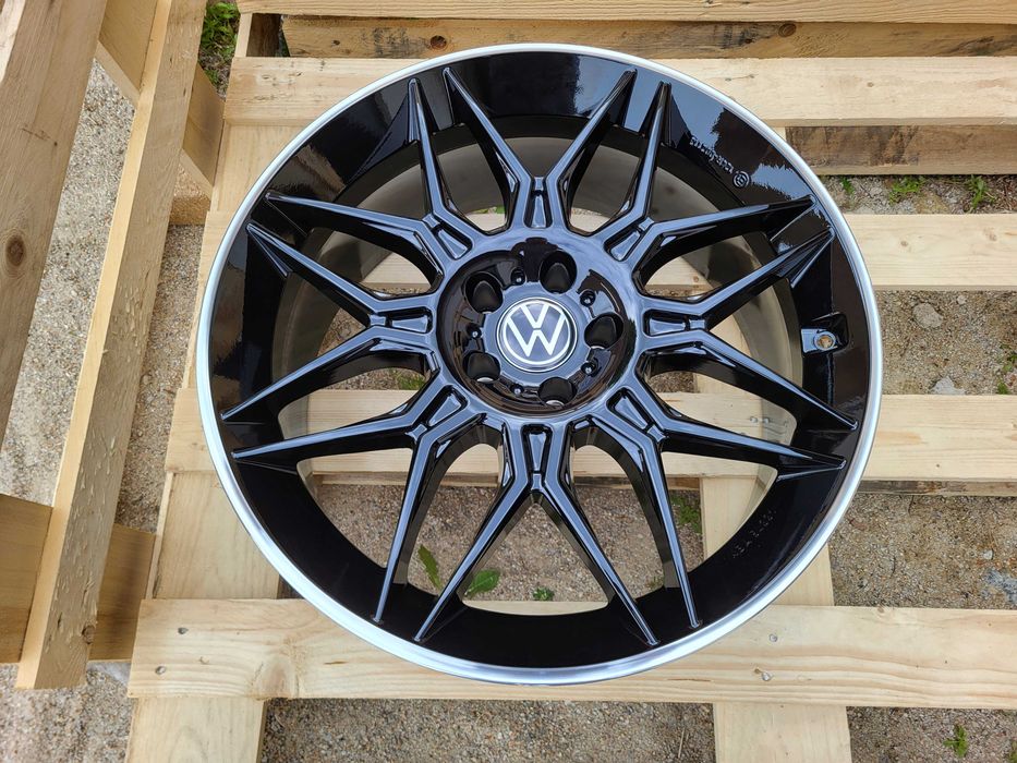 [946] NOWE felgi aluminiowe czarne VW 20" 9Jx20H2 5x112 et20 TUNING!