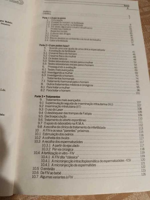 Profertilidade no casal, Dr. José Pereira da Silva, livro