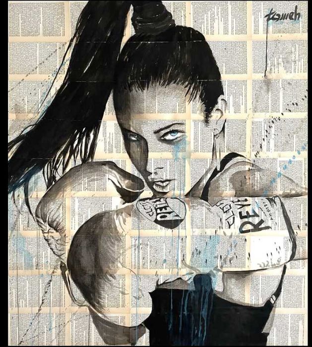Obra Arte - quadro TOMEH 1988 - “Boxer”