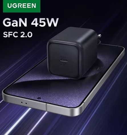 Зарядний пристрій 45W UGREEN X524 - GaN Блок MFi PD QC
