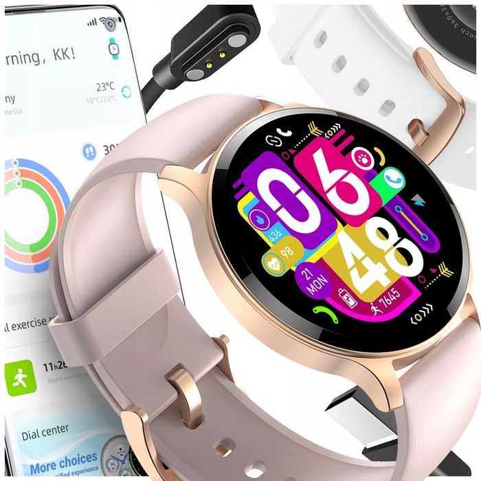 Smartwatch Zegark Menu Damski Rozmowy Sport Polskie Puls Sms Watch Sma
