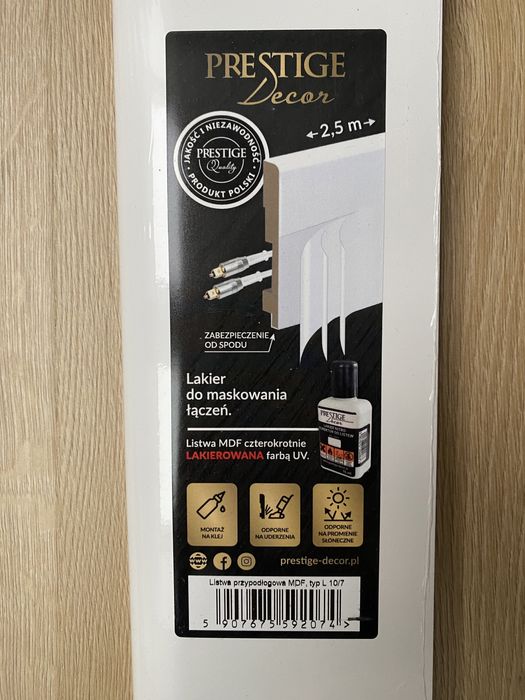 Listwa przypodlogowa 10cm nowa