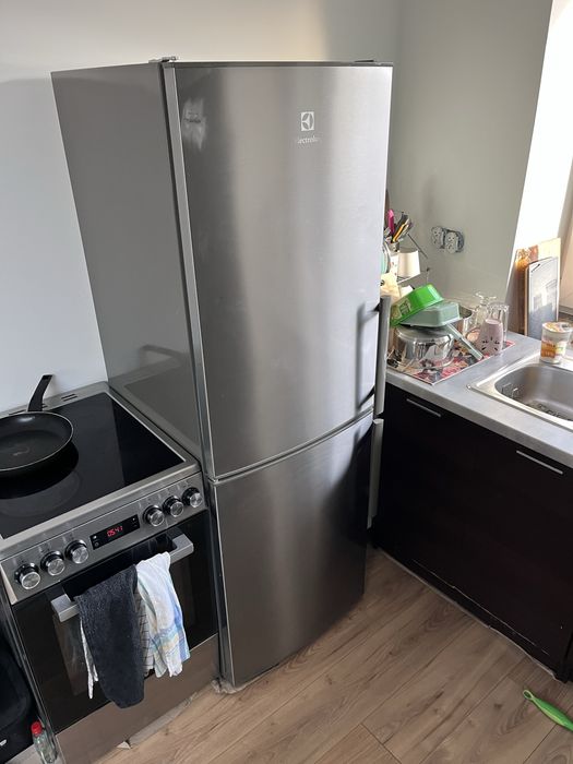 Lodówka Electrolux 170cm INOX, wolnostojaca chlodziarko-zamrazarka