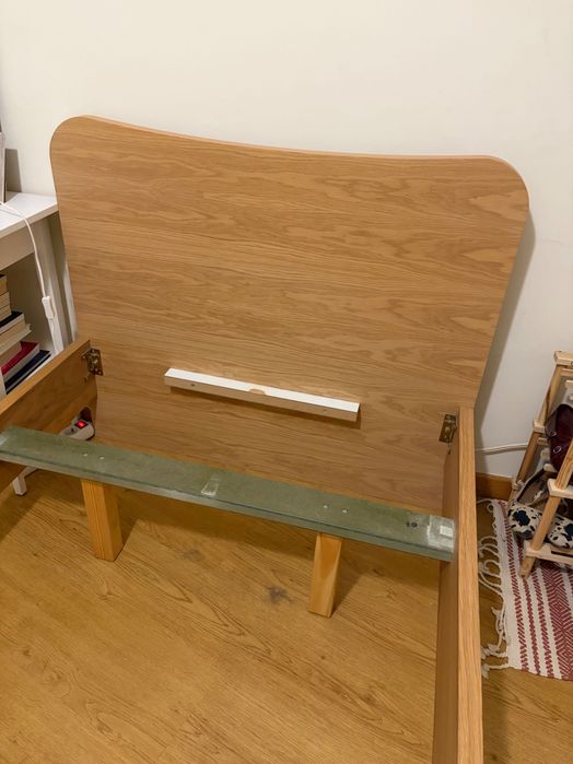 Cama de solteiro + estrado + colchão