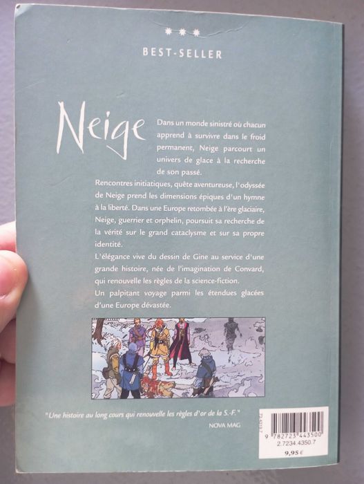 Neige Integral com os 5 primeiros volumes da série