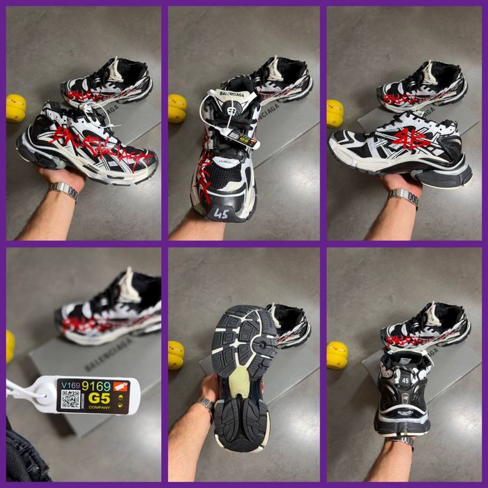БЕЗ ПЕРЕДПЛАТИ‼️ Кросівки Balenciaga Runner / Runner Graffiti / 36-46, Унісекс, ПРЕМІУМ