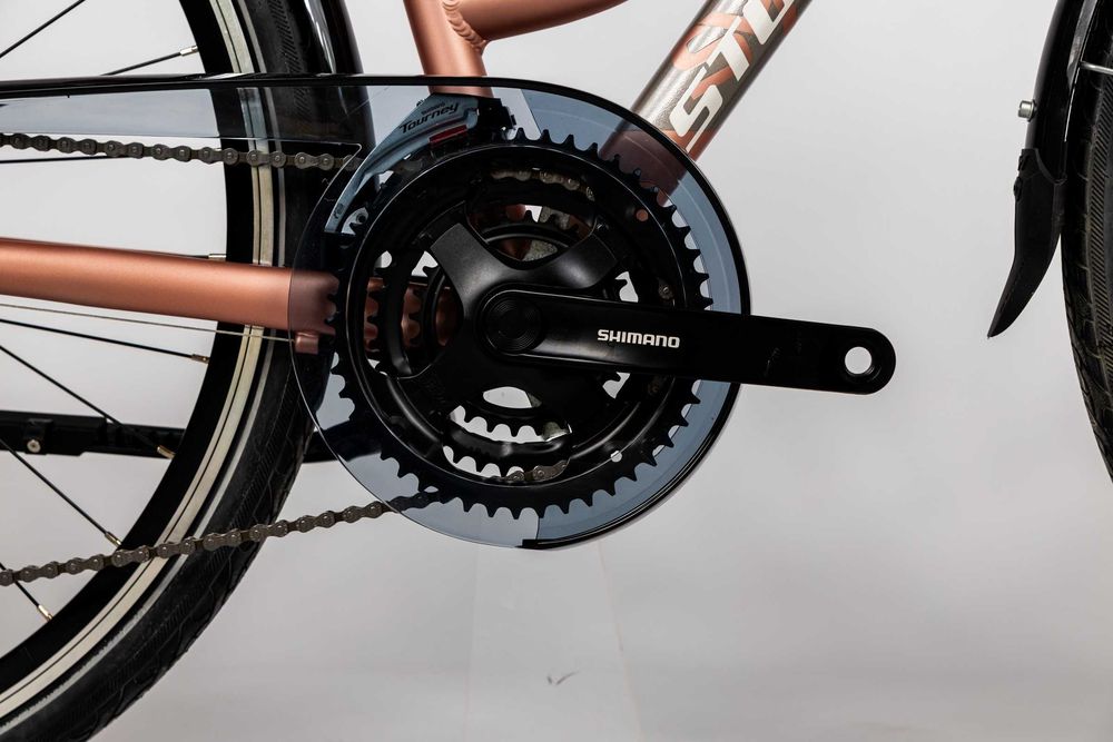 Rower trekkingowy Storm Marathon 6.0 Lady, 17" (łososiowy)