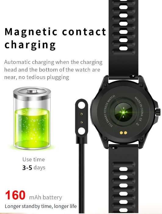 Smart Watch SENBONO S11 Fitness Tracker IP68 wodoodporny.