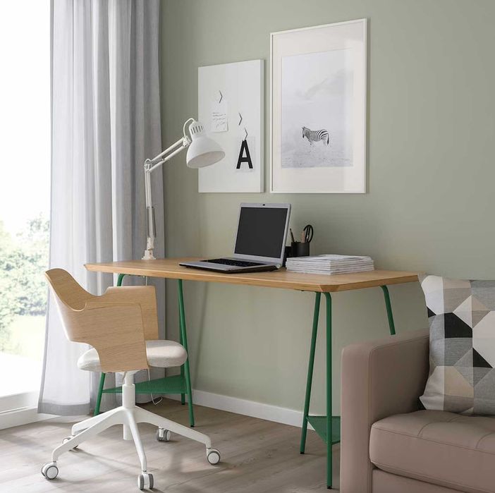 Kozioł TILLSLAG, zielony metal IKEA 105.224.24