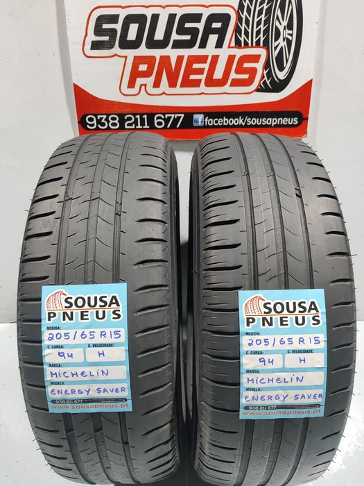 2 pneus semi novos Michelin 205-65R15 - Oferta dos Portes