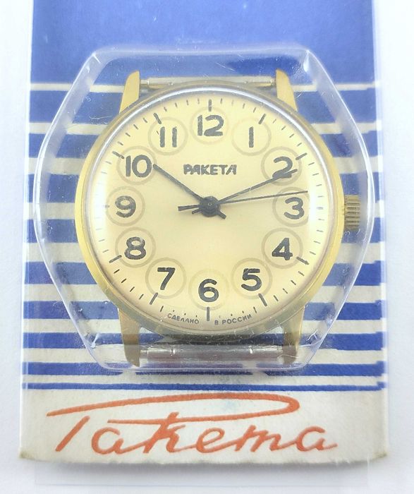 Новые часы Ракета Оригинал Механика Полный комплект: упаковка, паспорт