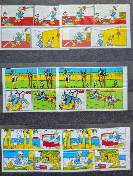 Historyjki obrazkowe z gum Donald 40szt