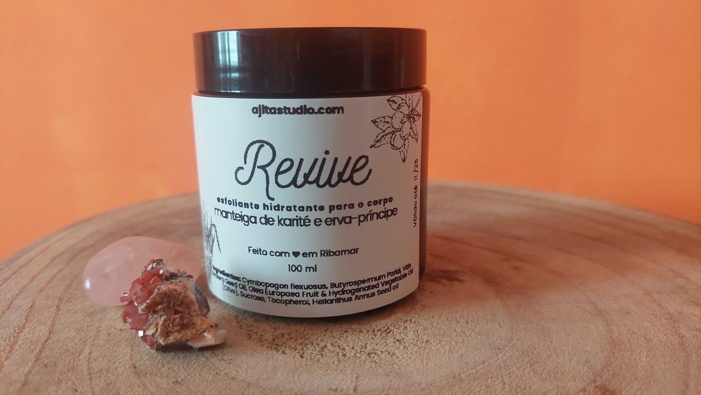 Creme e Esfoliante Corporal 100% natural