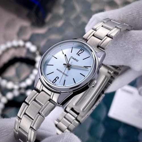 Жіночий годинник Casio LTP-V005D-2B оригінал,гарантія 24м