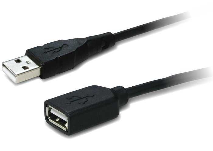 Przedłużacz USB 2.0 - 1m - 2 kolory do wyboru