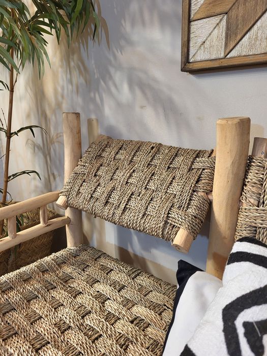 sofa, canape, cadeirao verga  rattan  rustico, marroquino