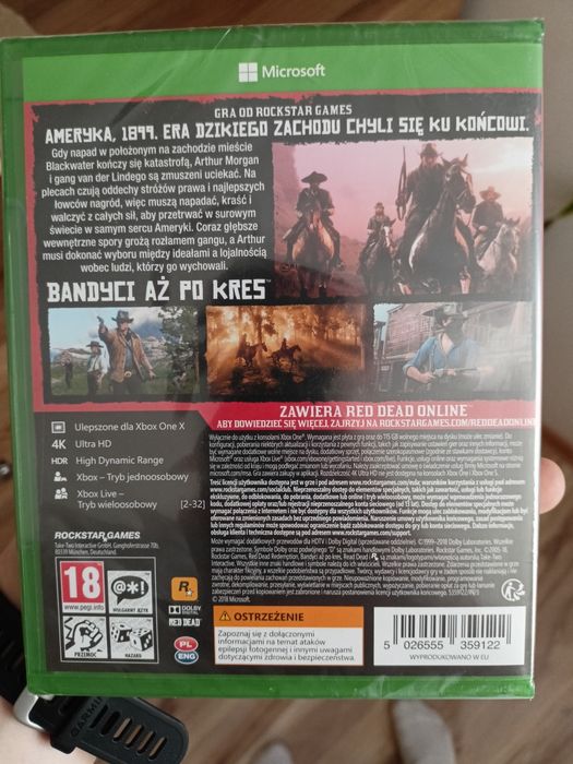 Red Dead Redemption 2 – Xbox One – NOWA w folii