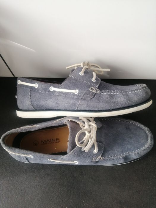 Mokasyny zamszowe buty męskie