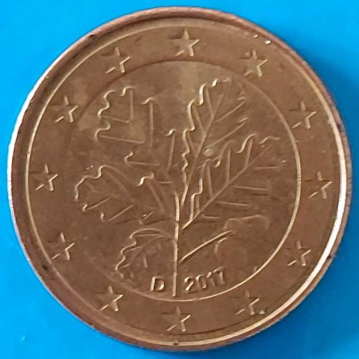 5 Cêntimos de 2017 * D * da Alemanha