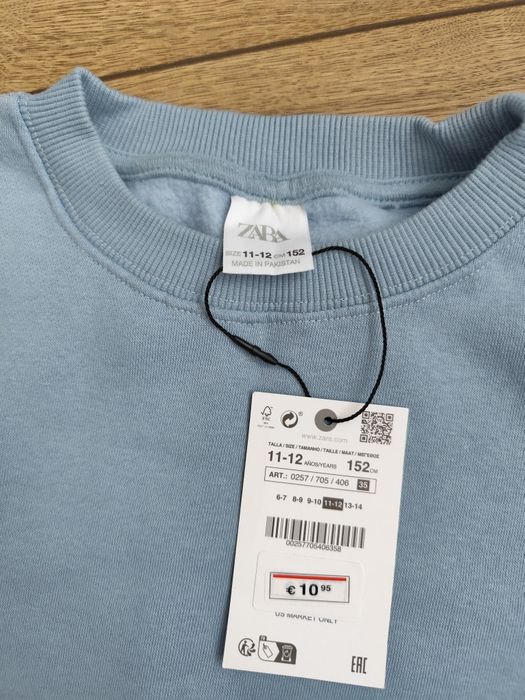 Костюм zara для дівчинки на флісі, розмір 152