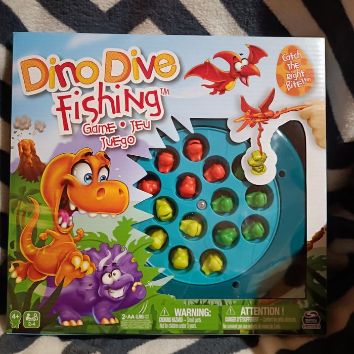 Настільна гра Весела рибалка Динозаврики, Spin Master.