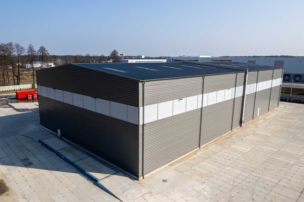 Hala Magazynowa 30x60x11,4m Blaszana 1800m2 Magazyn Stalowa