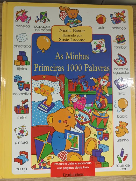 Lindo Livro 'As Minhas Primeiras 1000 Palavras '