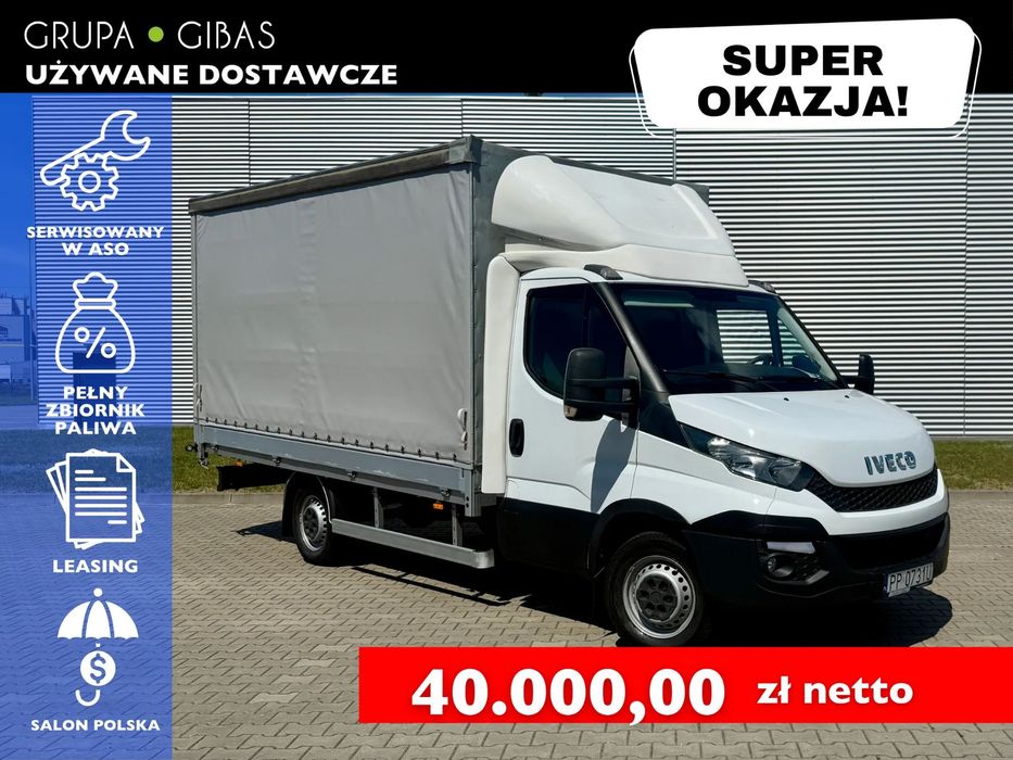 Iveco Daily 35S15 2.3 Diesel 150 KM MT6 Plandeka 8EP  Funkcjonalna zabdowa!